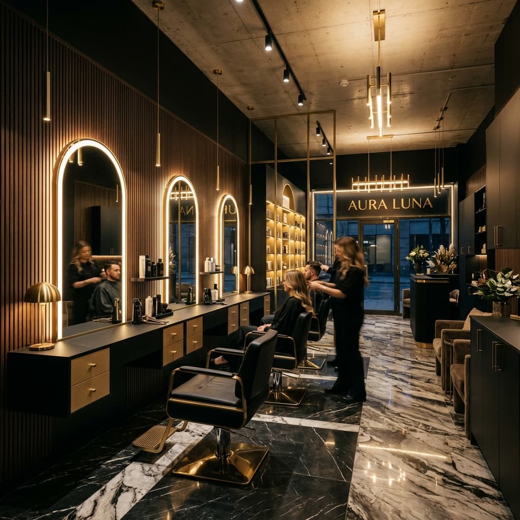 Luxury Salon Interior